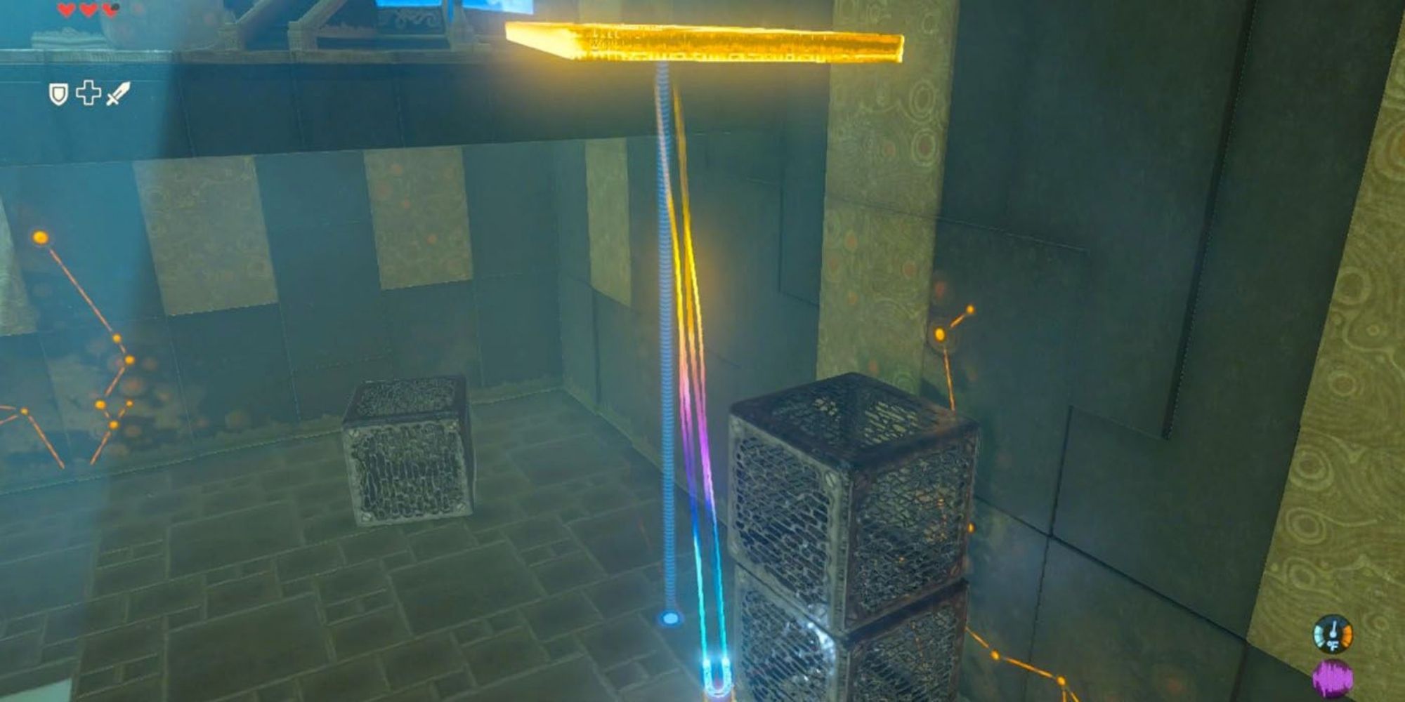 magnesis lifting things in breath of the wild shrine