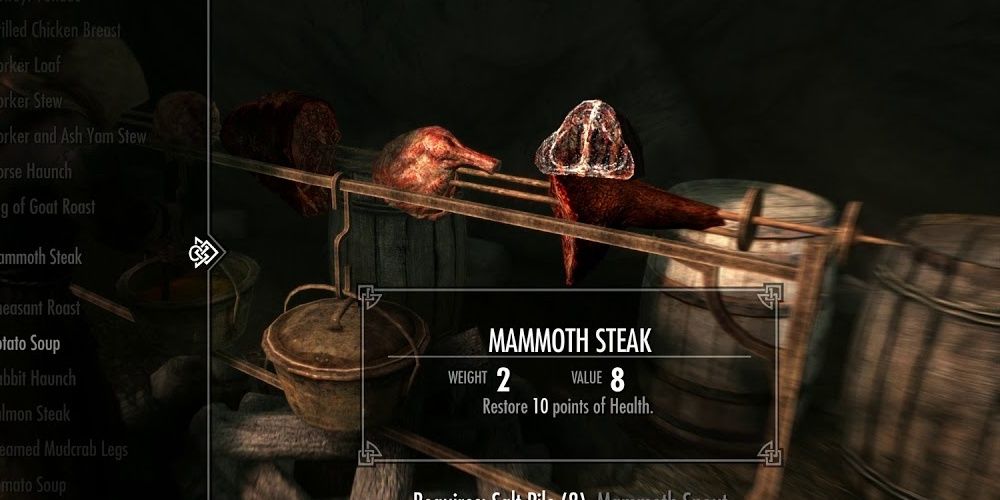 Skyrim Mammoth Steak