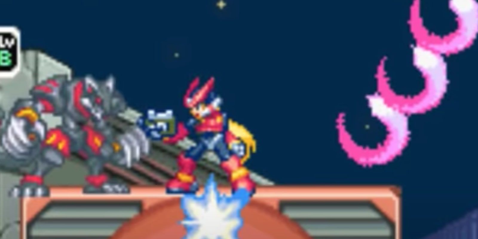 Mega Man Zero - Zero fights Panter Flauclaws