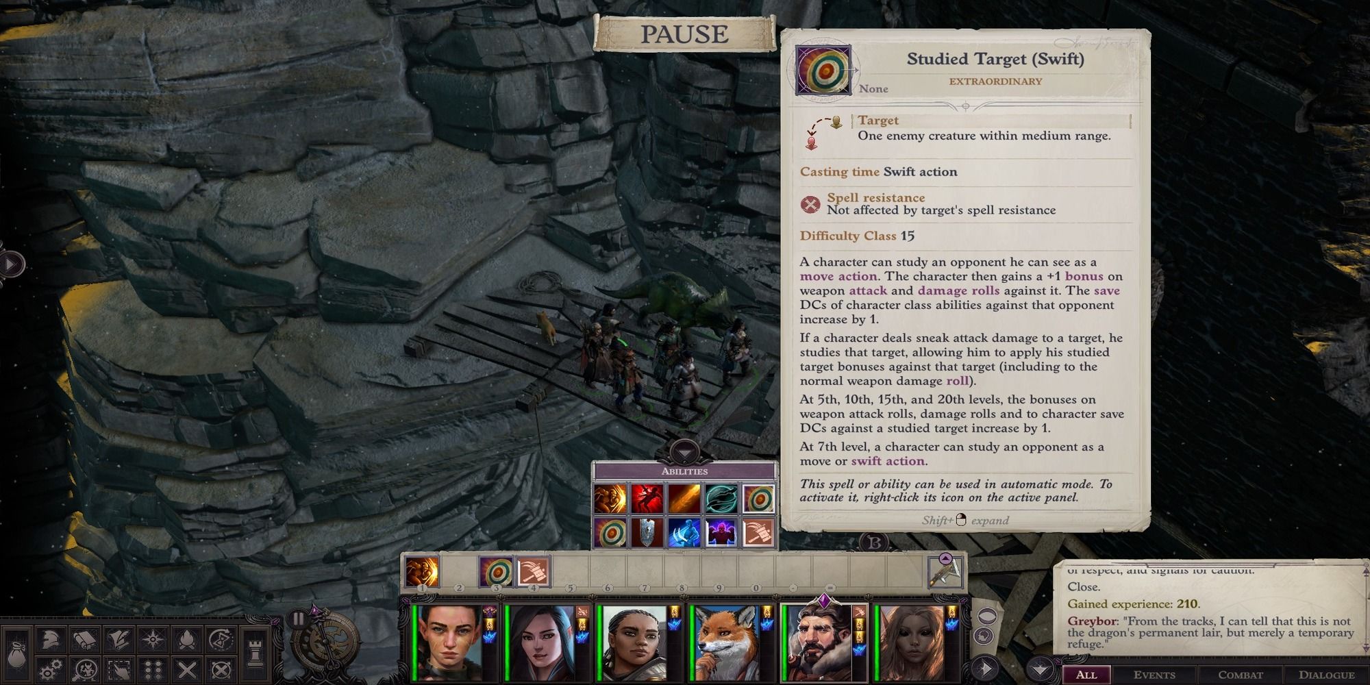 party roles screenshot Pathfinder WotR