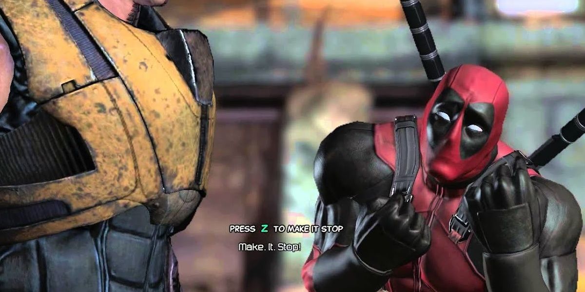 Deadpool - Wade wants Cable to stop with the exposition