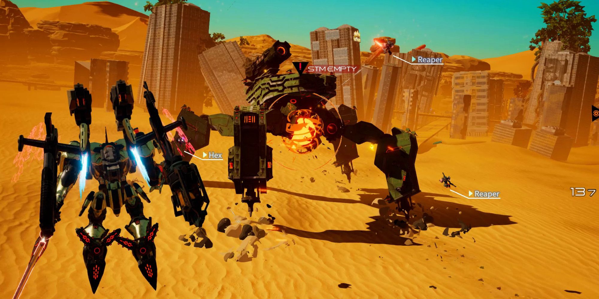 spotting the enemy robot