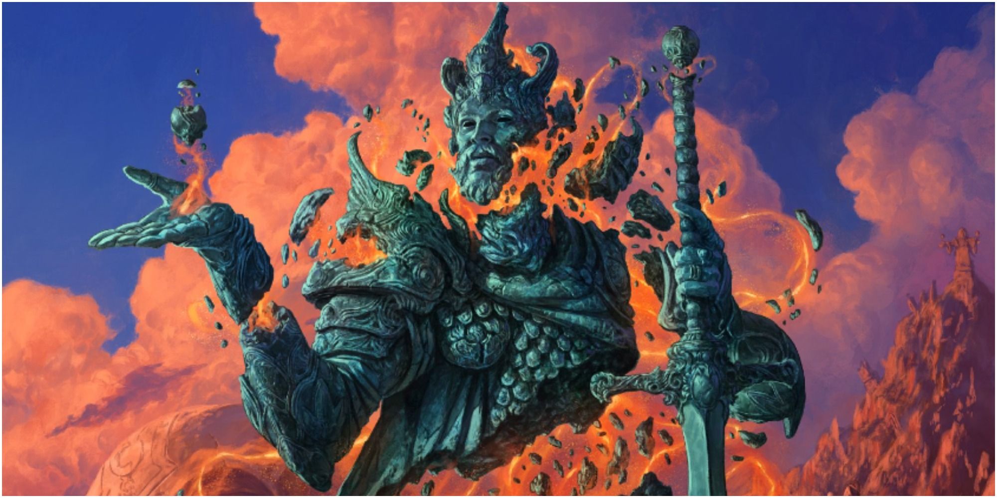 Dungeons & Dragons image showing a spirit statue.
