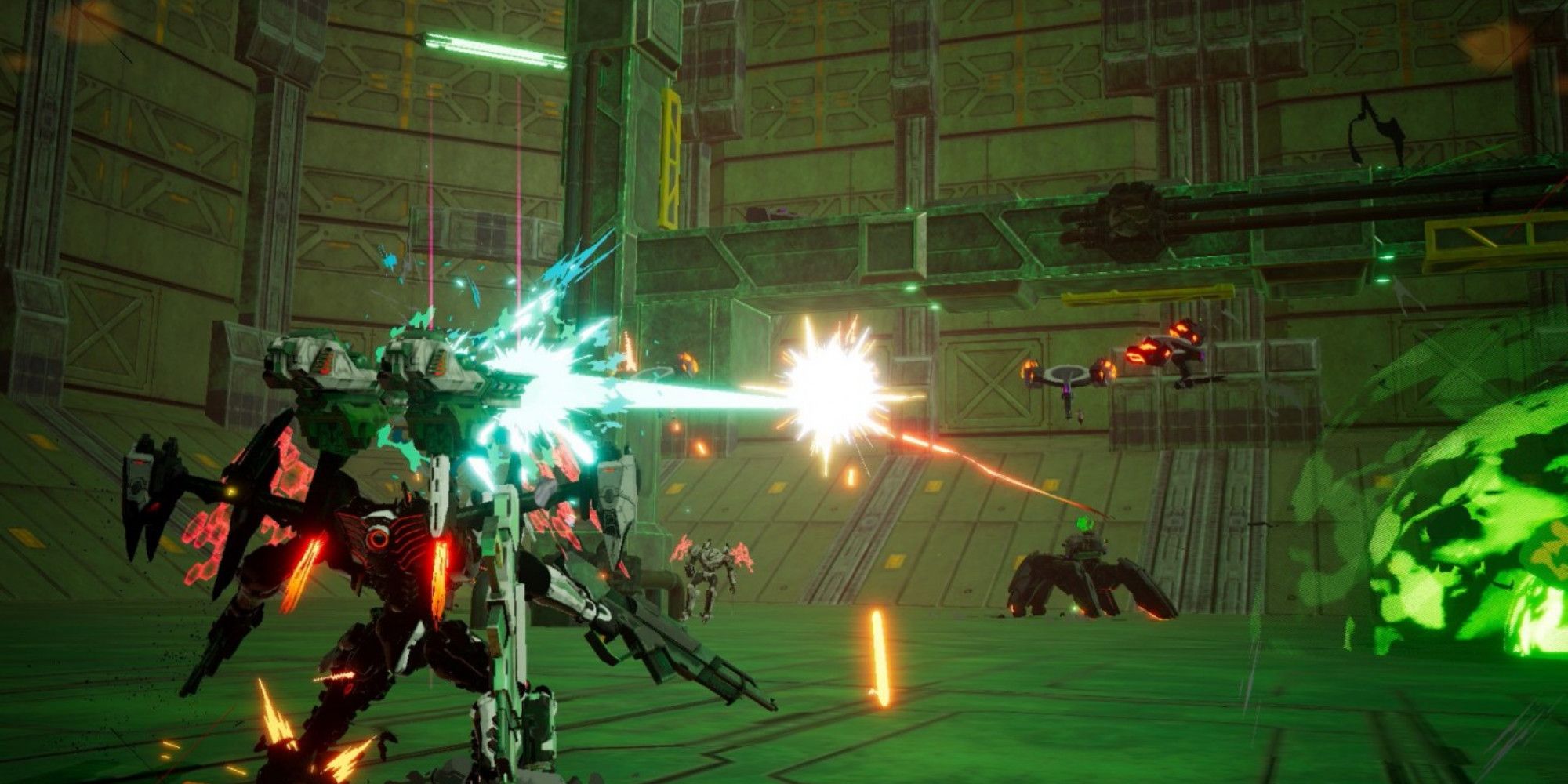 recieving laser damage