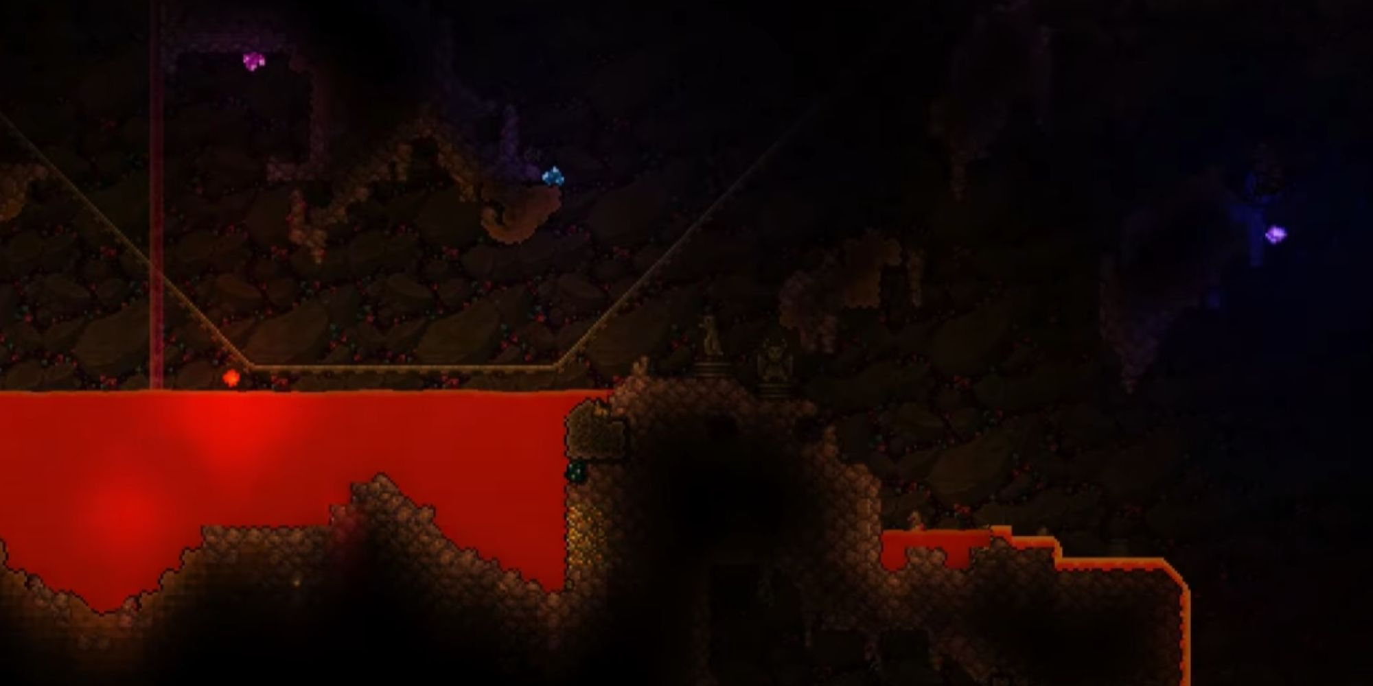 Underground Area In The Hallow In Terraria