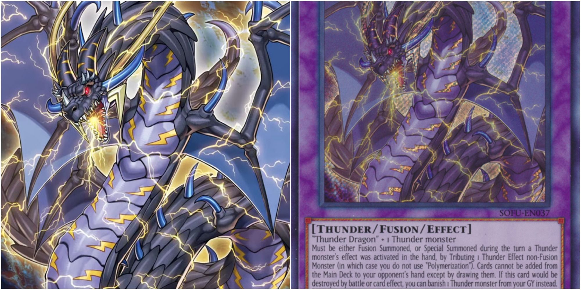 thunder dragon colossus card art and text