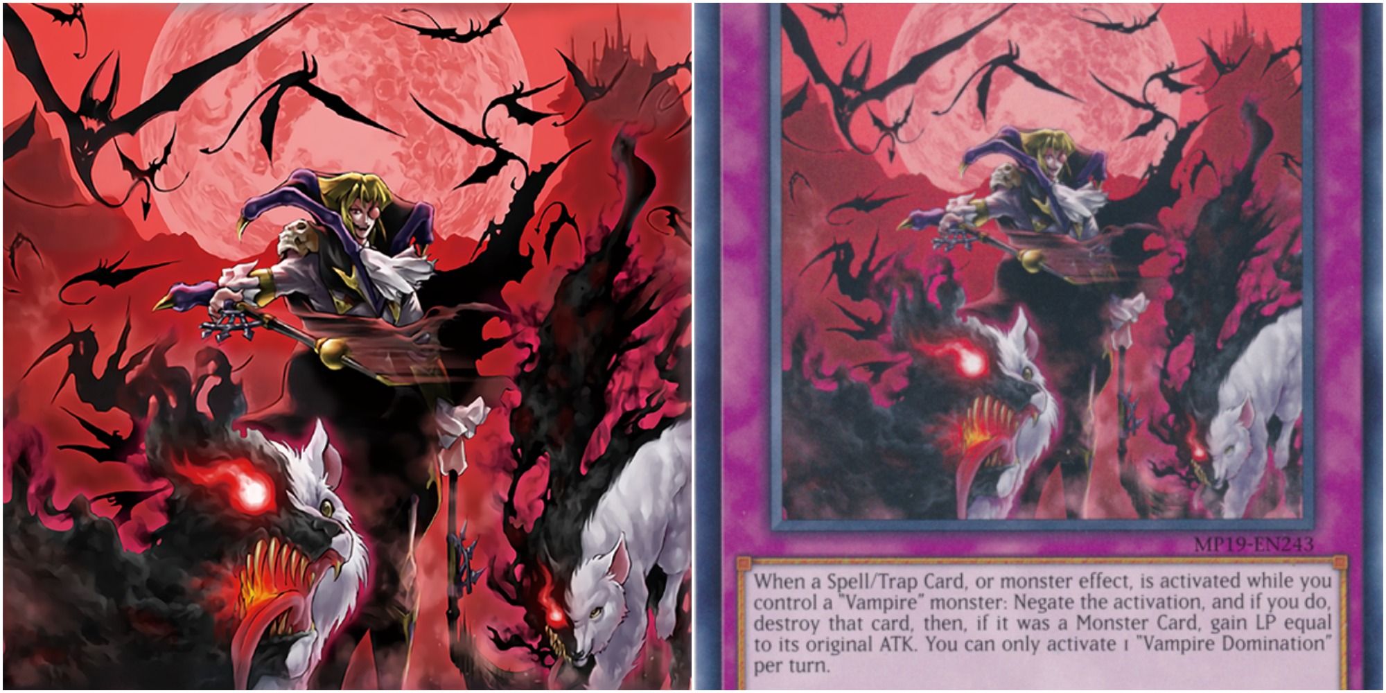 vampire domination card art and text
