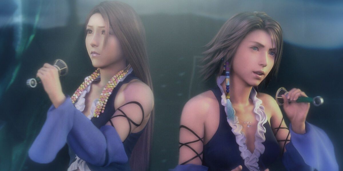 Yuna and Lenne sing 1000 Words in Final Fantasy 10-2