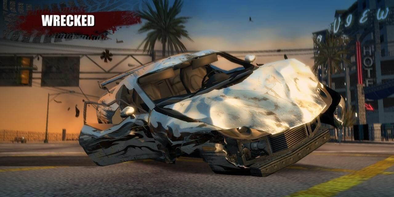 Burnout paradise wrecked car