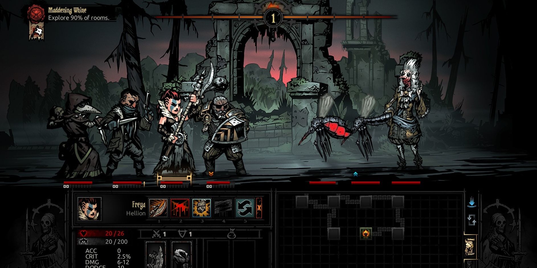 Darkest Dungeon Fighting Near Ruins