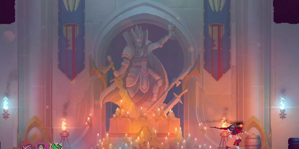 Dead Cells screenshot High Peak Castle entrance