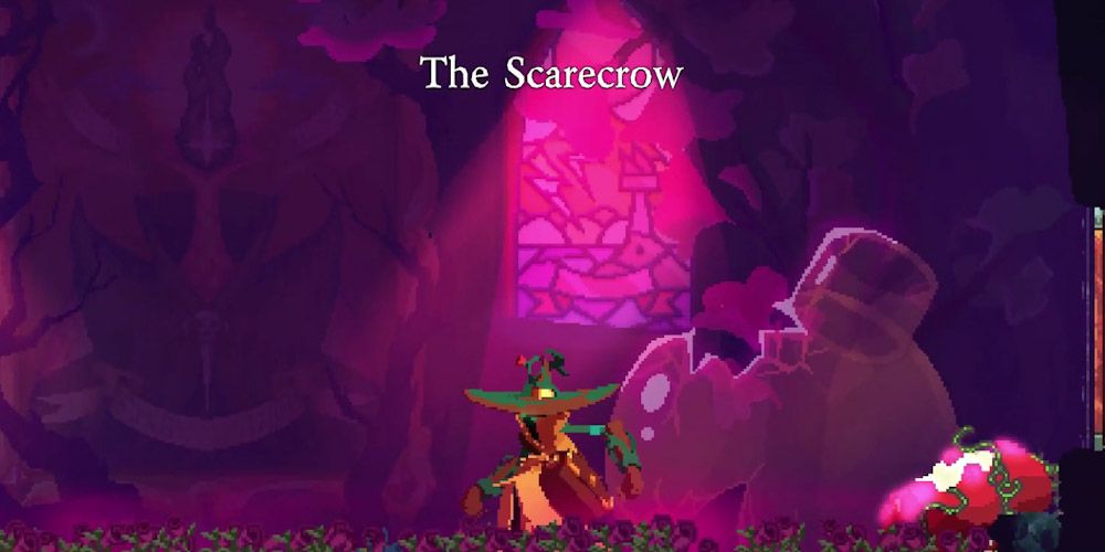 Dead Cells screenshot Mausoleum The Scarecrow boss