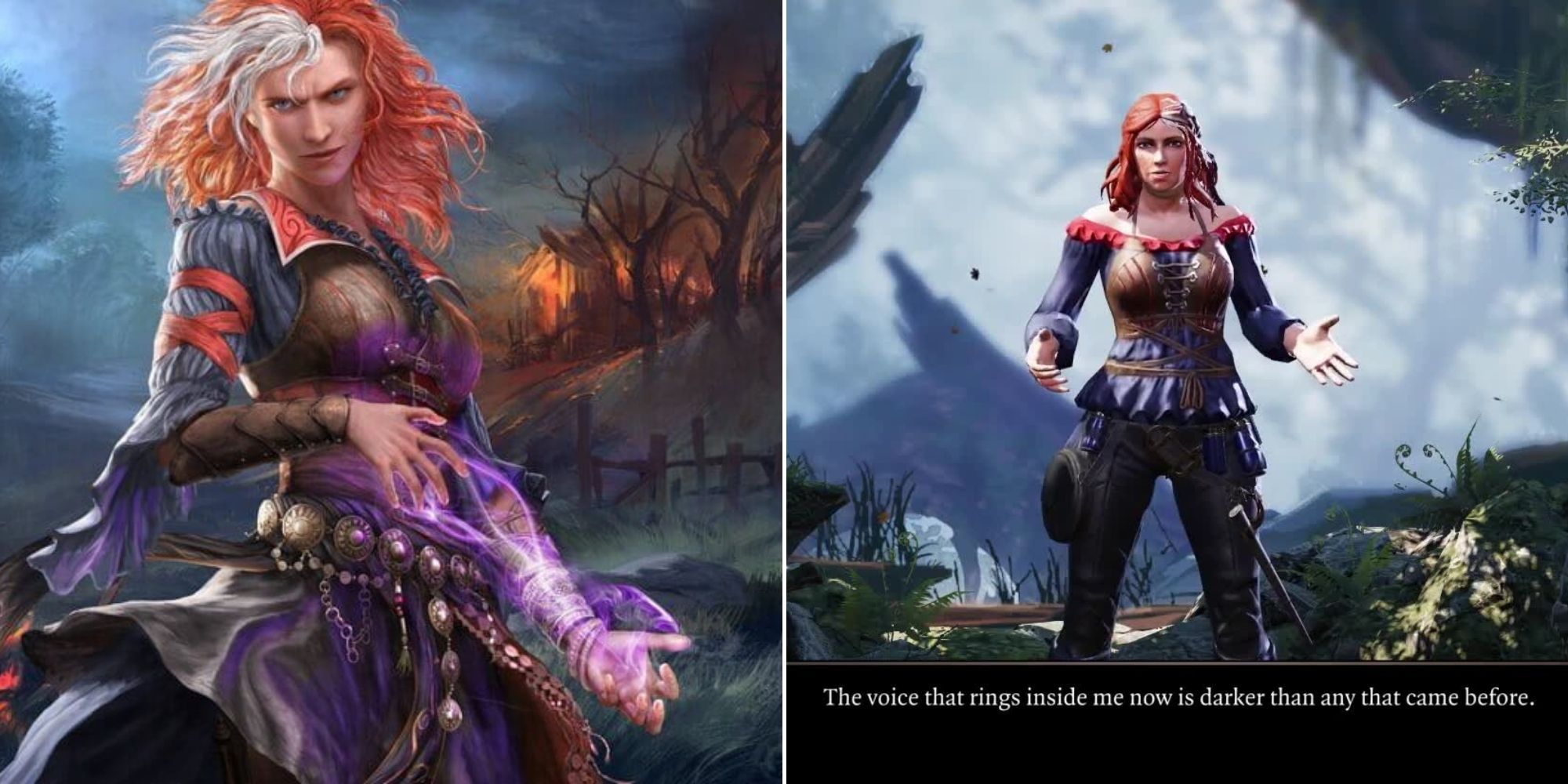 Divinity Original Sin 2 - Lohse on the Cover Art - Lohse describing her origin in character creation