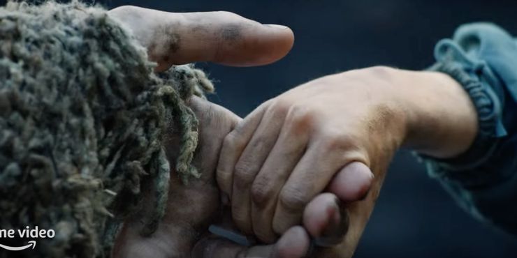 Does The Lord Of The Rings The Rings Of Power Superbowl Trailer Show Sauron And The Blue Wizards