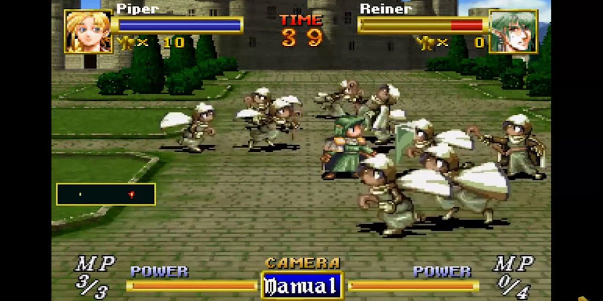 screenshot of Dragon Force Sega Saturn