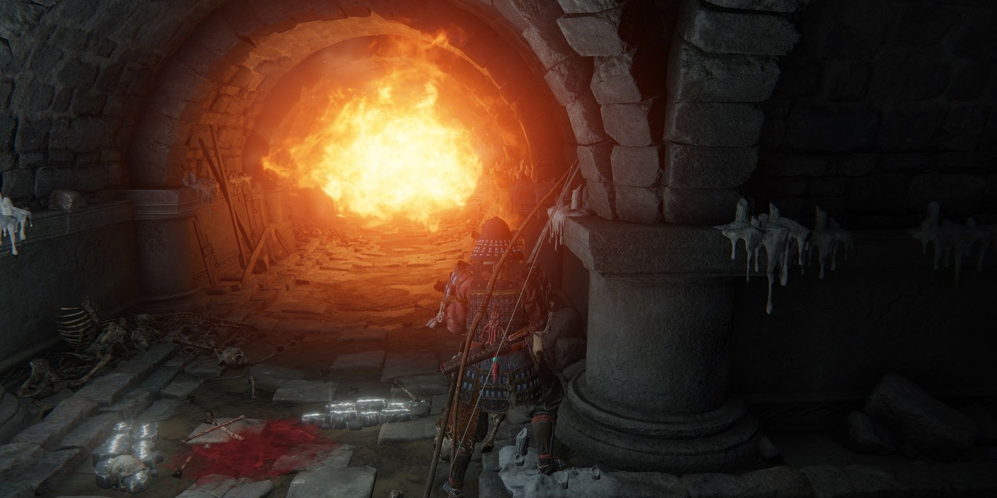 Elden Ring Stormfoot Catacombs Fire Trap
