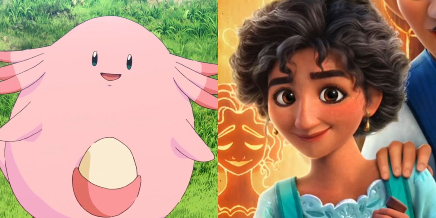 Julieta and Chansey side by side