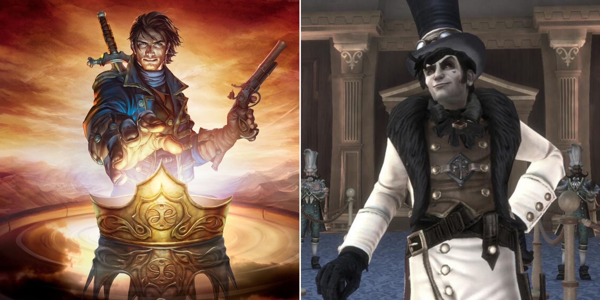 Fable 3 Cover Art - Reaver In Court during Fable 3