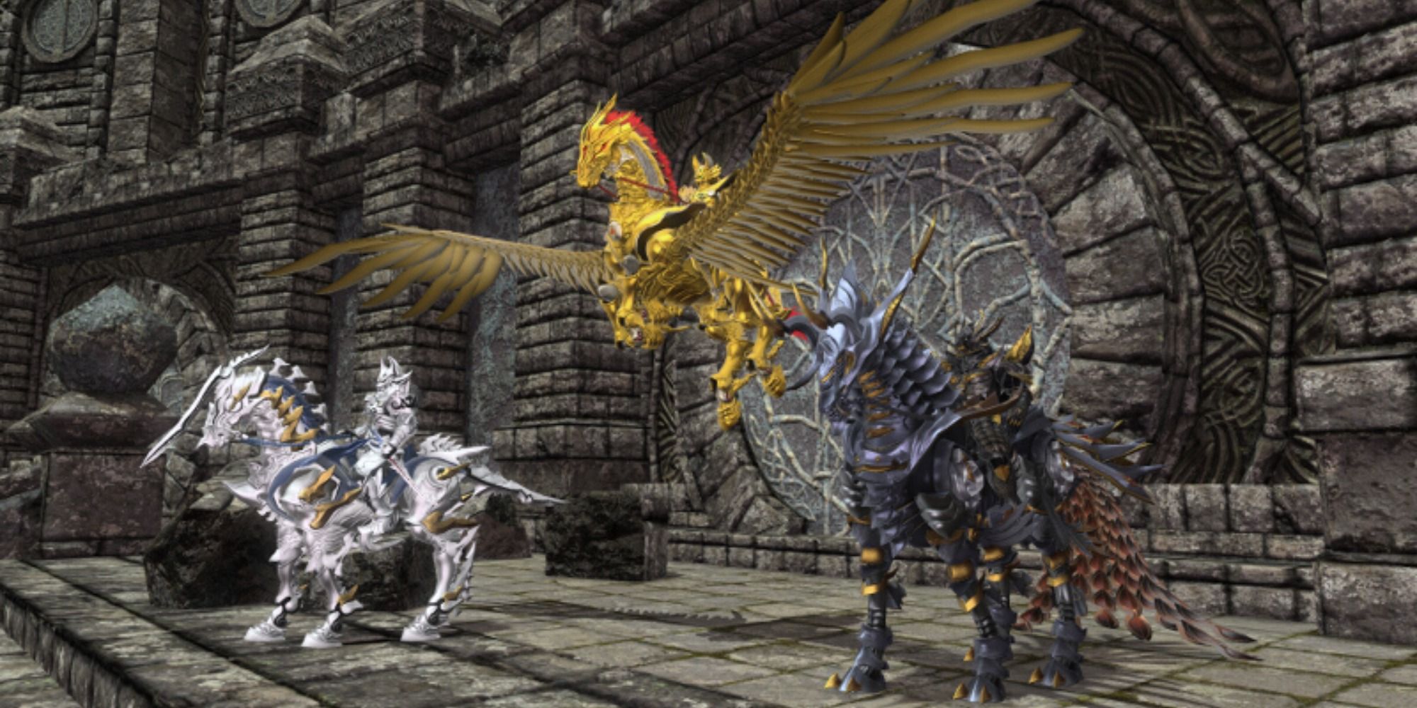 The Mounts from the Garo Event in Final Fantasy 14