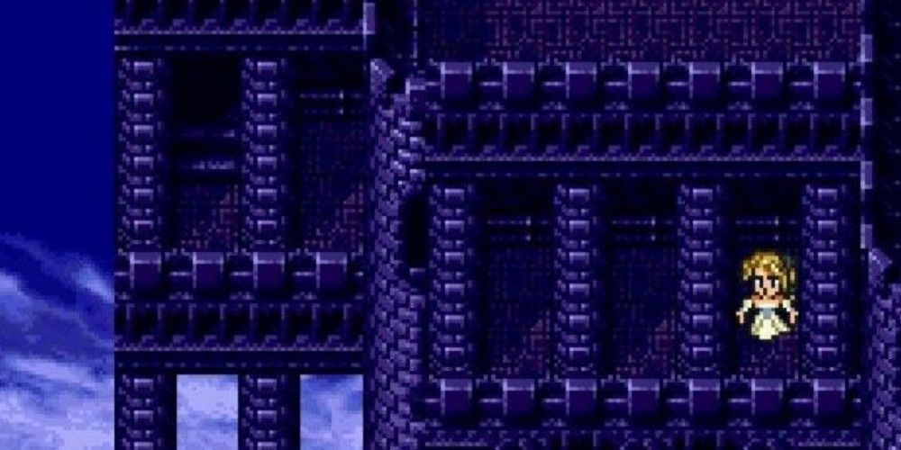 Final Fantasy 6 screenshot Celes performs as Maria in opera scene