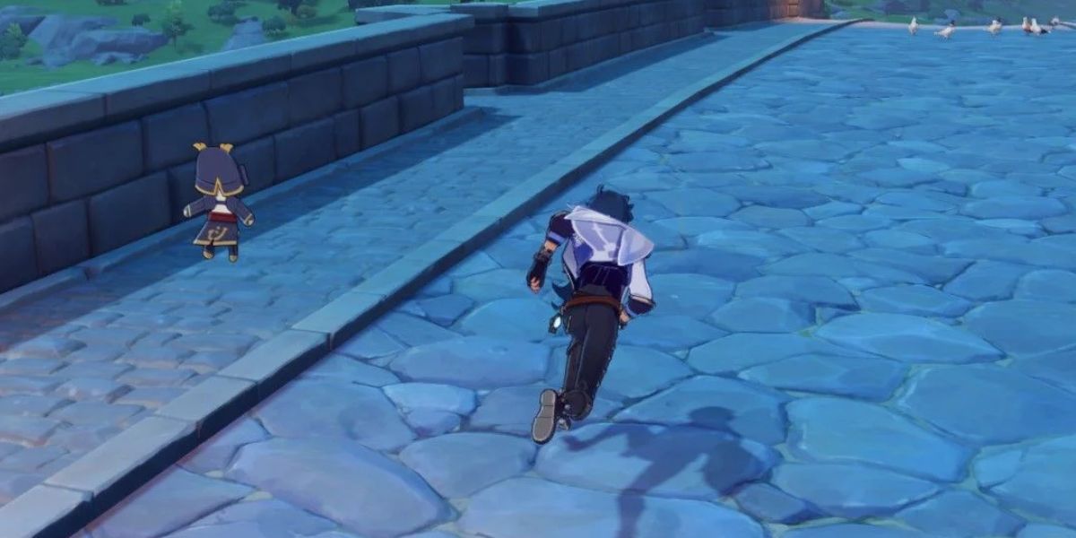 Genshin Impact Kaeya Sprinting