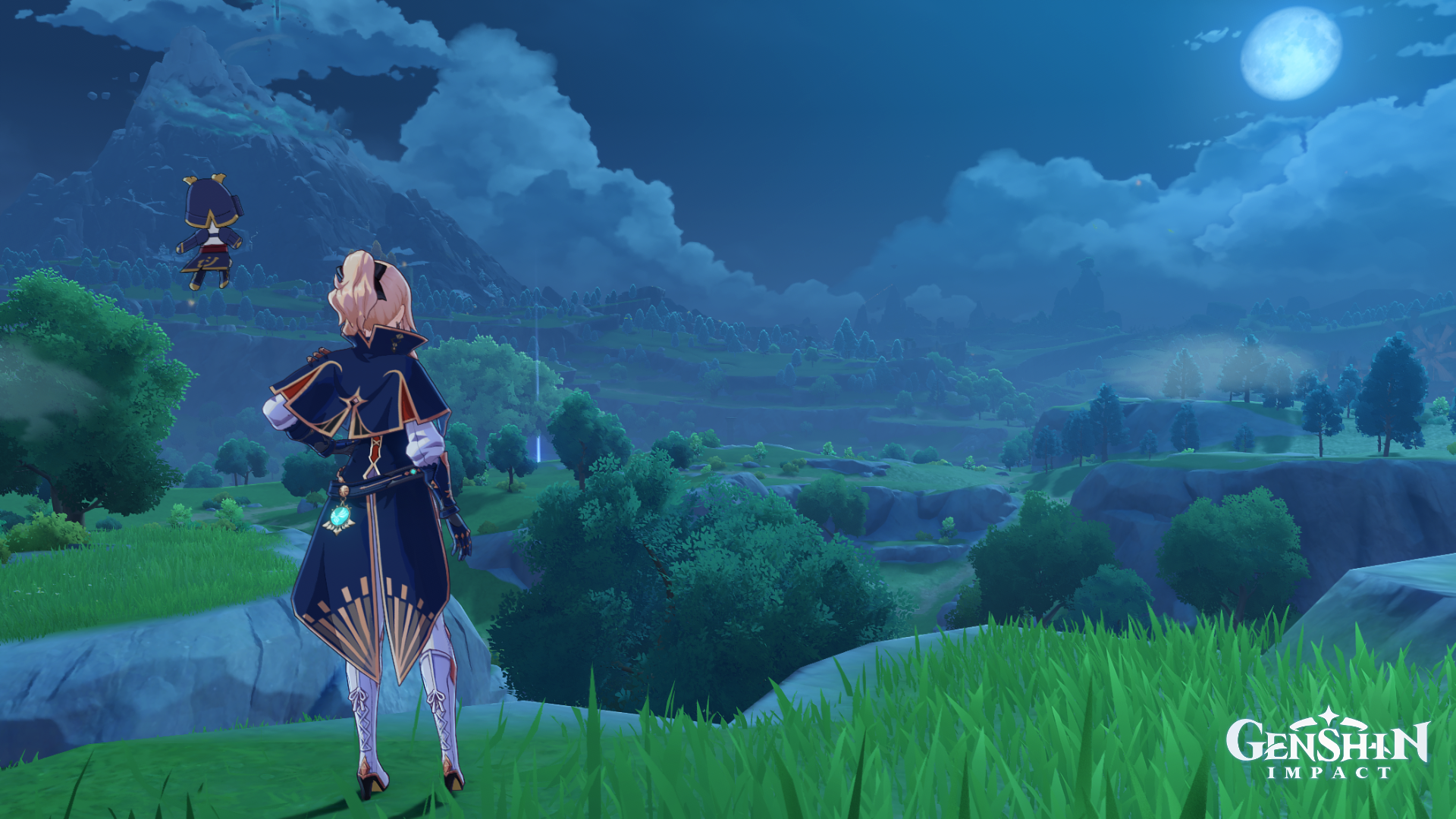 Genshin Jean Overlooking Teyvat