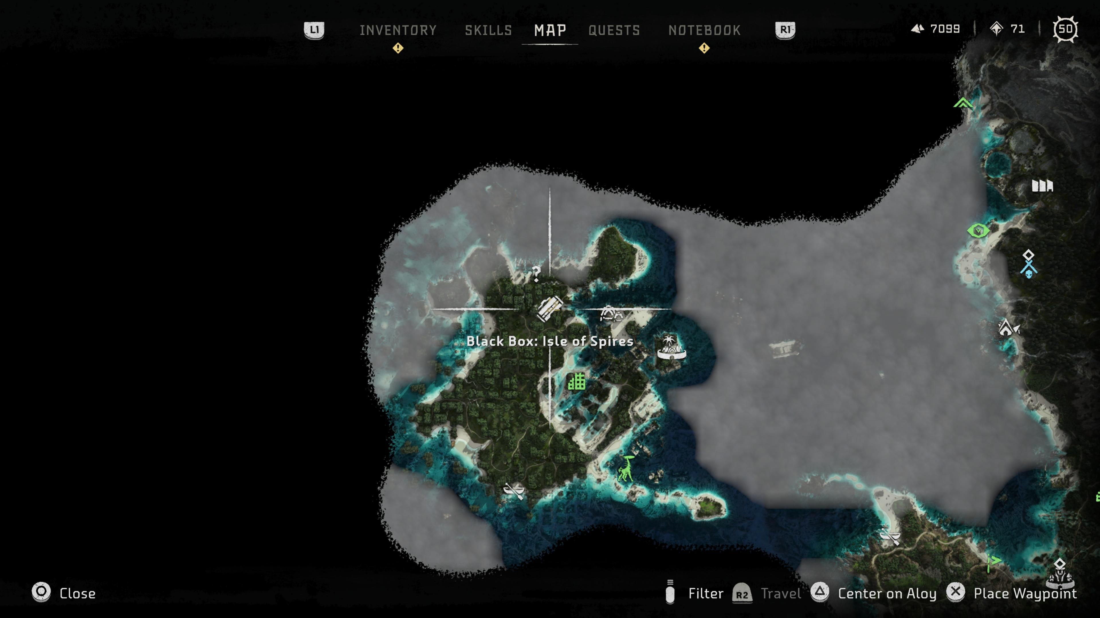 HFW Black Box Isle Of Spires Map Location