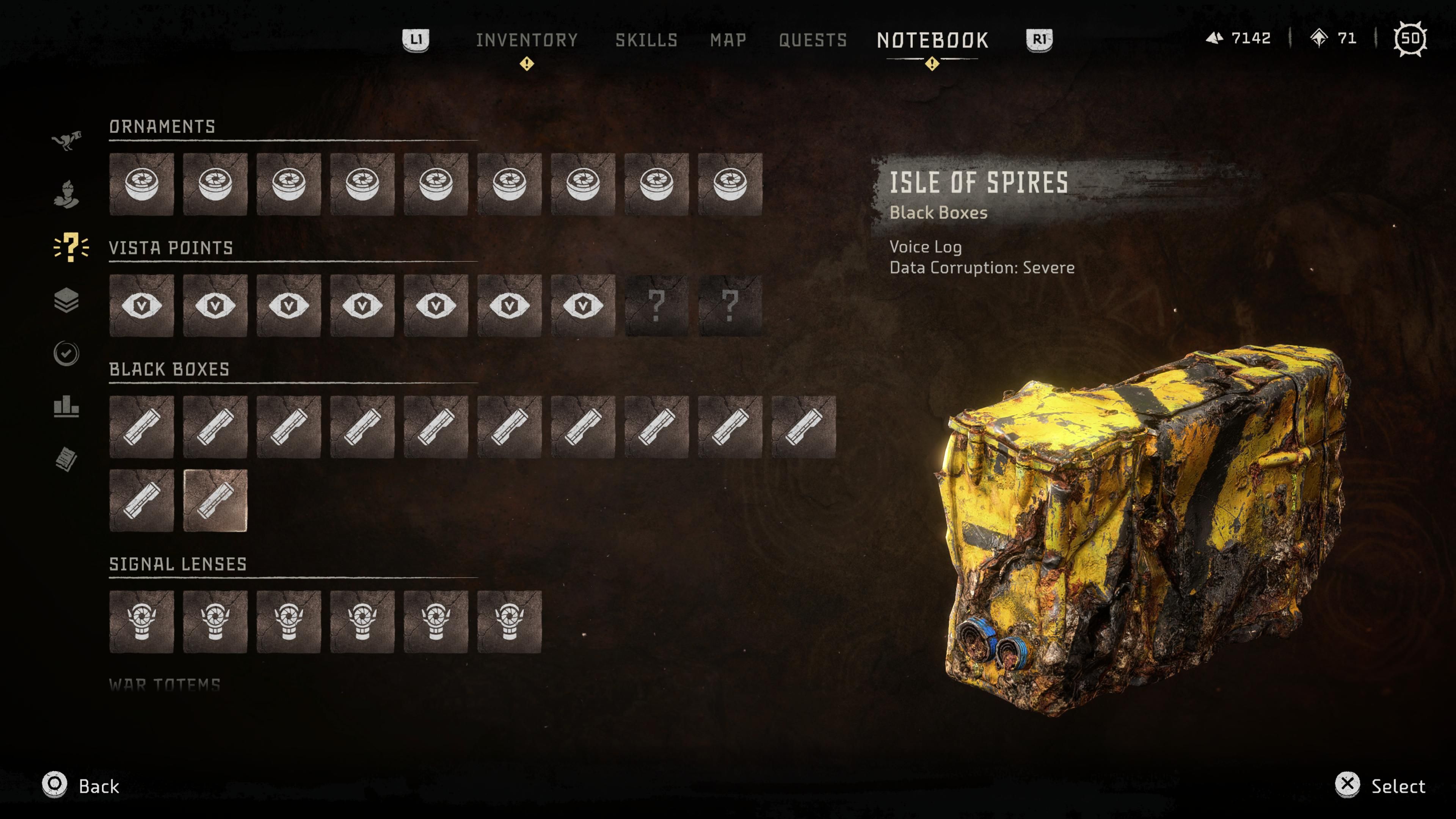 HFW Black Box Isle Of Spires Menu