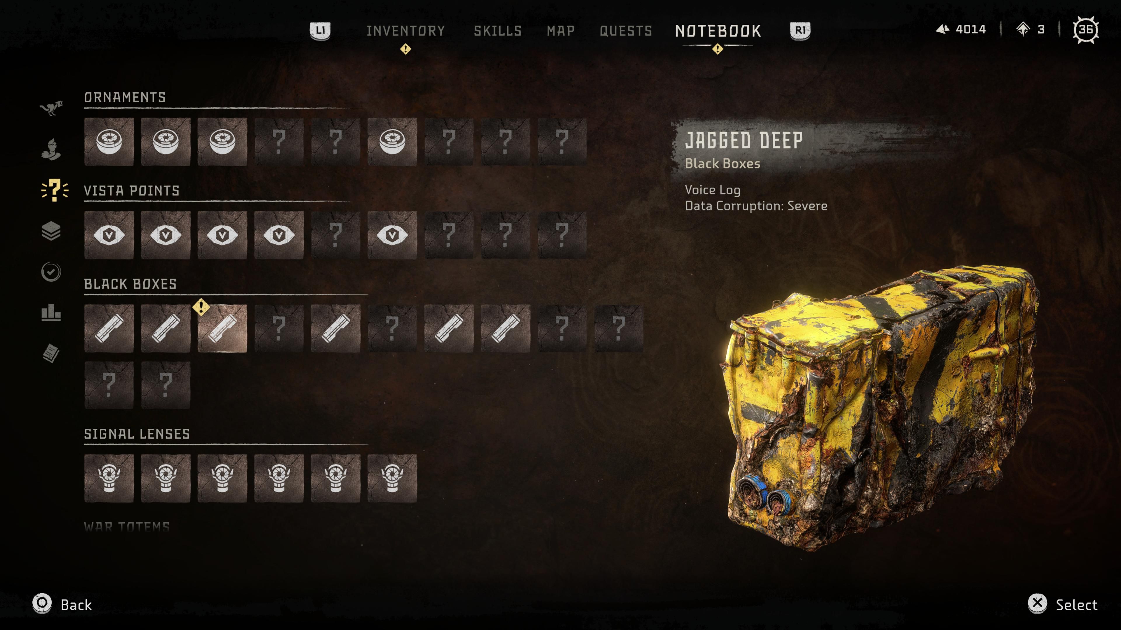 HFW Black Box Jagged Deep Menu