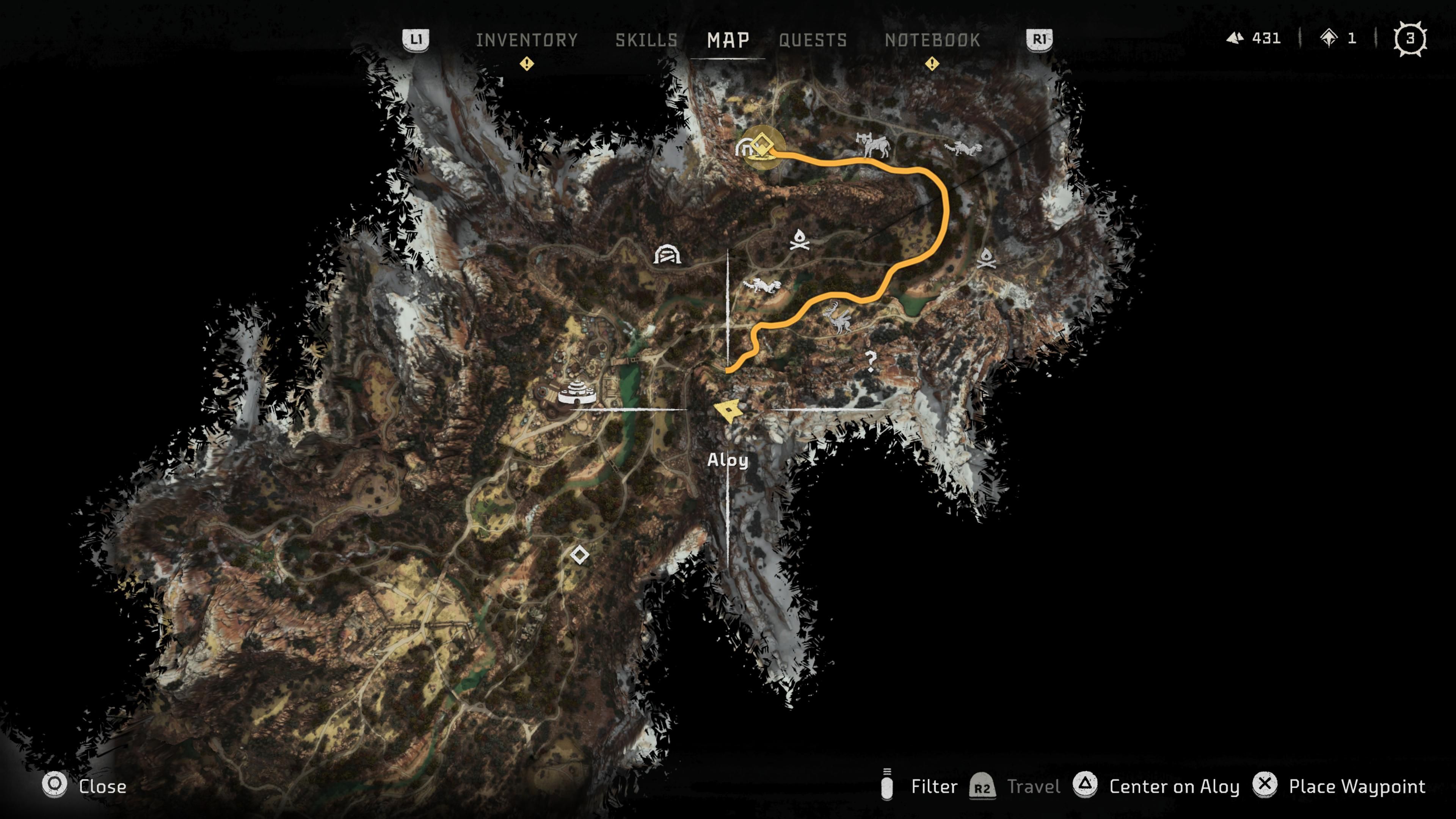 HFW Lens Of Midday Location Map