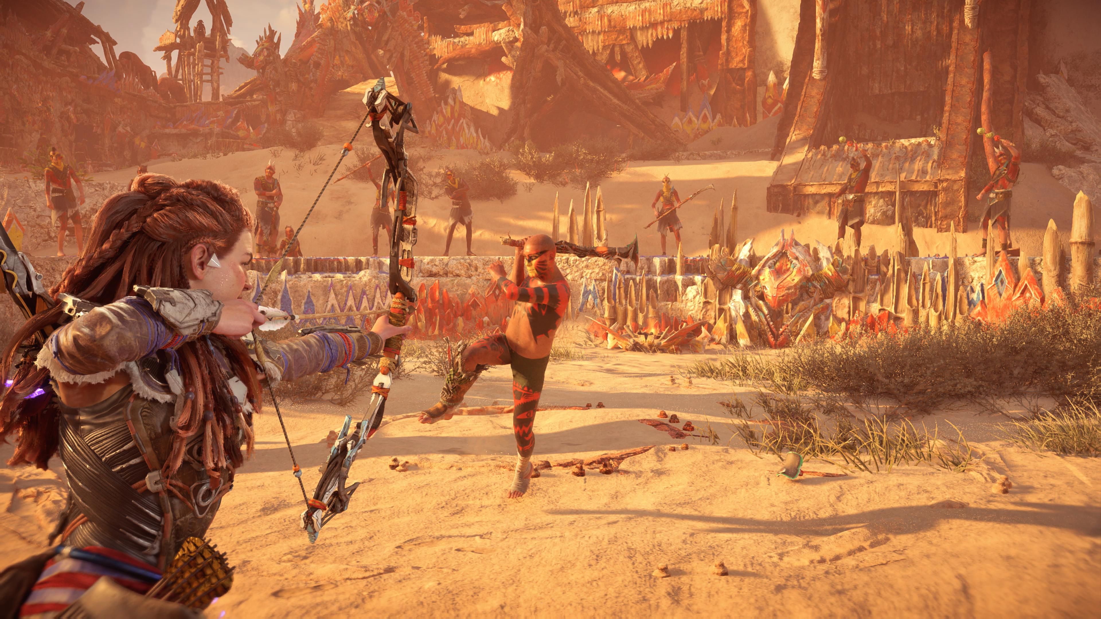 HFW Melee Pit Aloy Aiming At Opponent