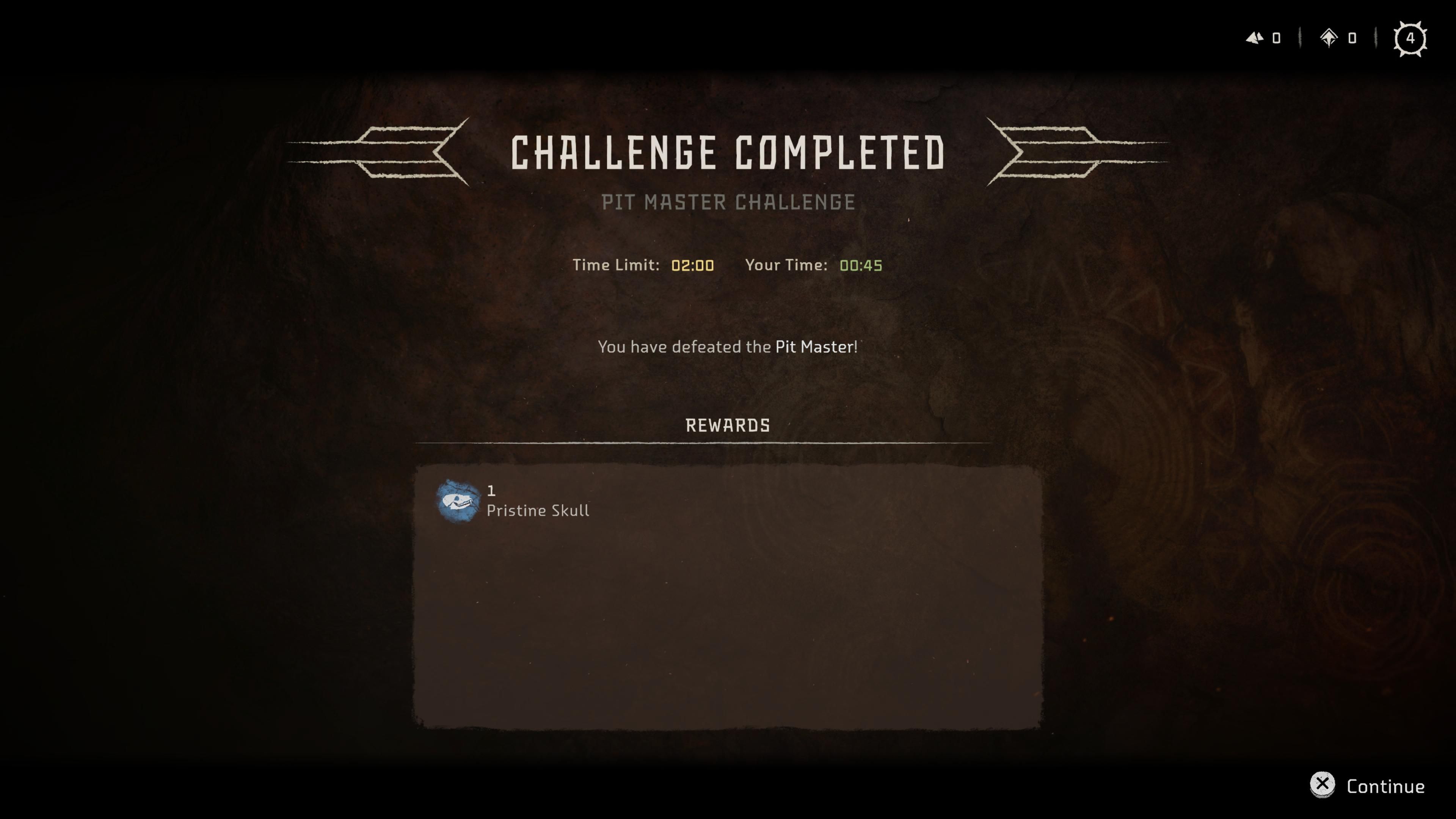 HFW Melee Pit Challenge Complete