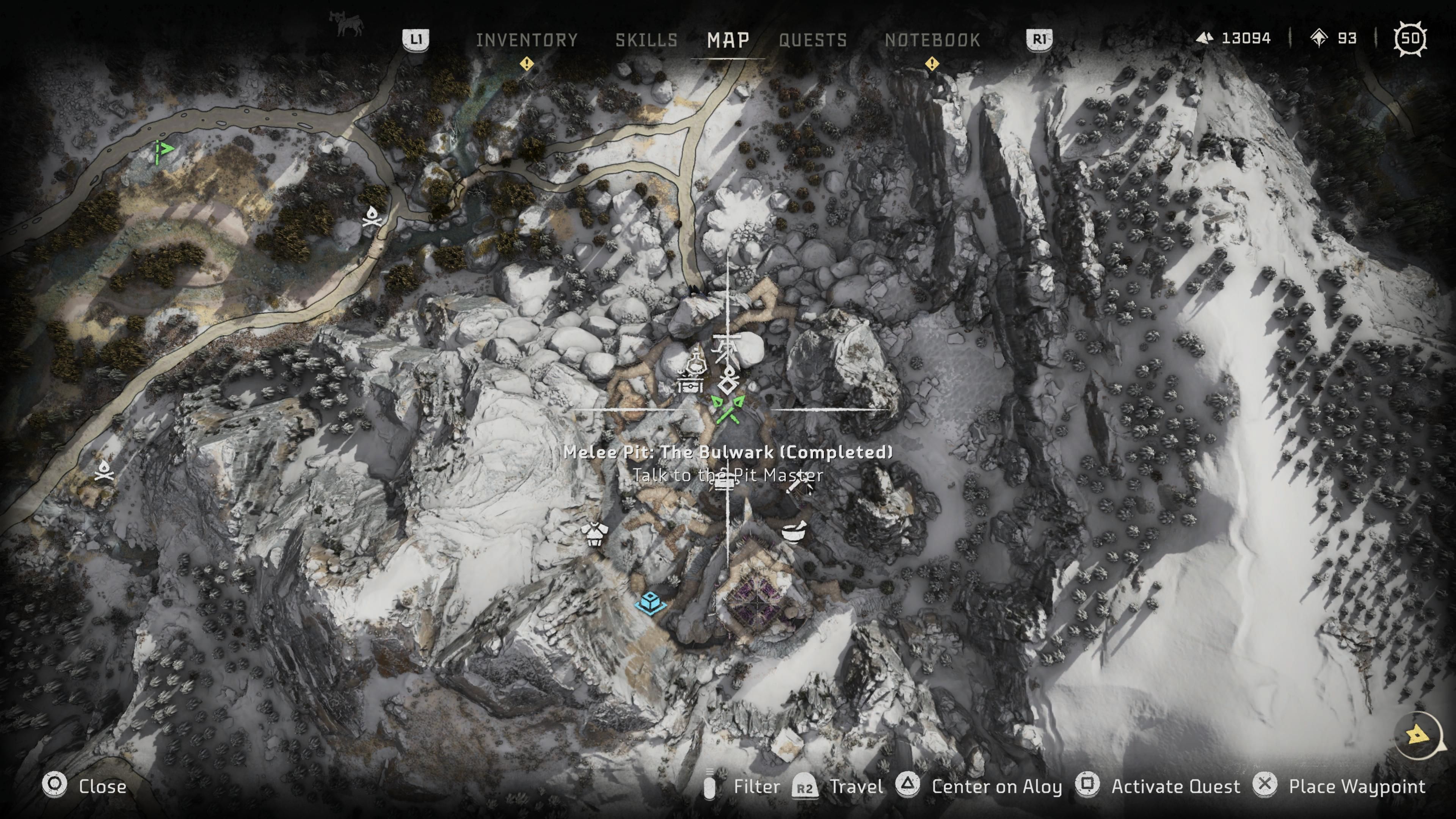 HFW Melee Pit The Bulwark Map Location