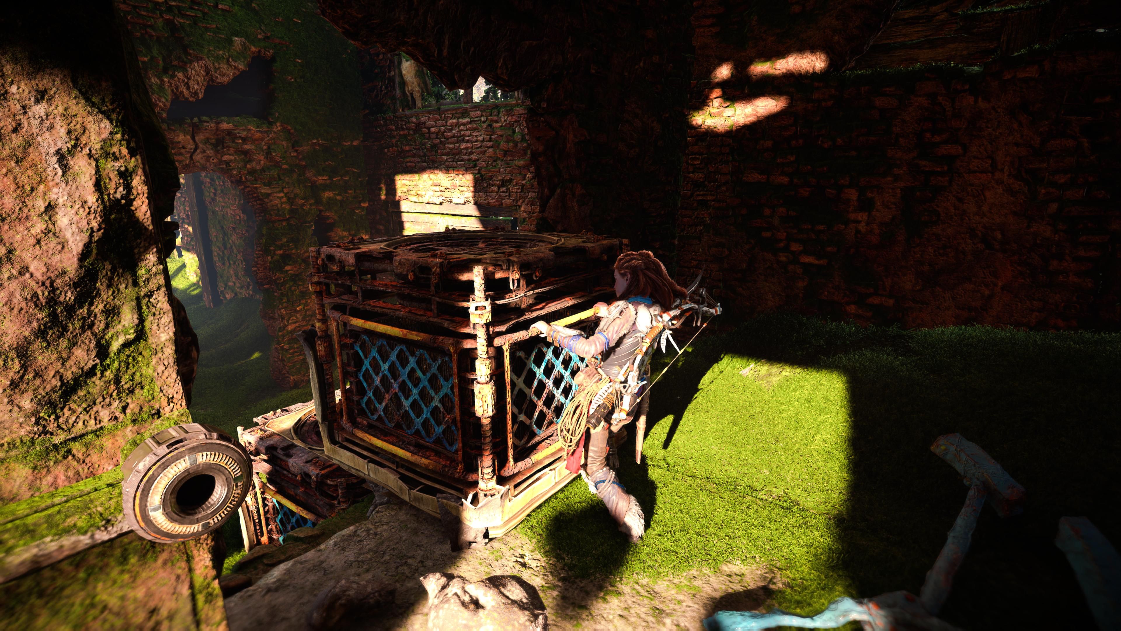 HFW Ornament A Church Really Puzzle Aloy unstacking crates