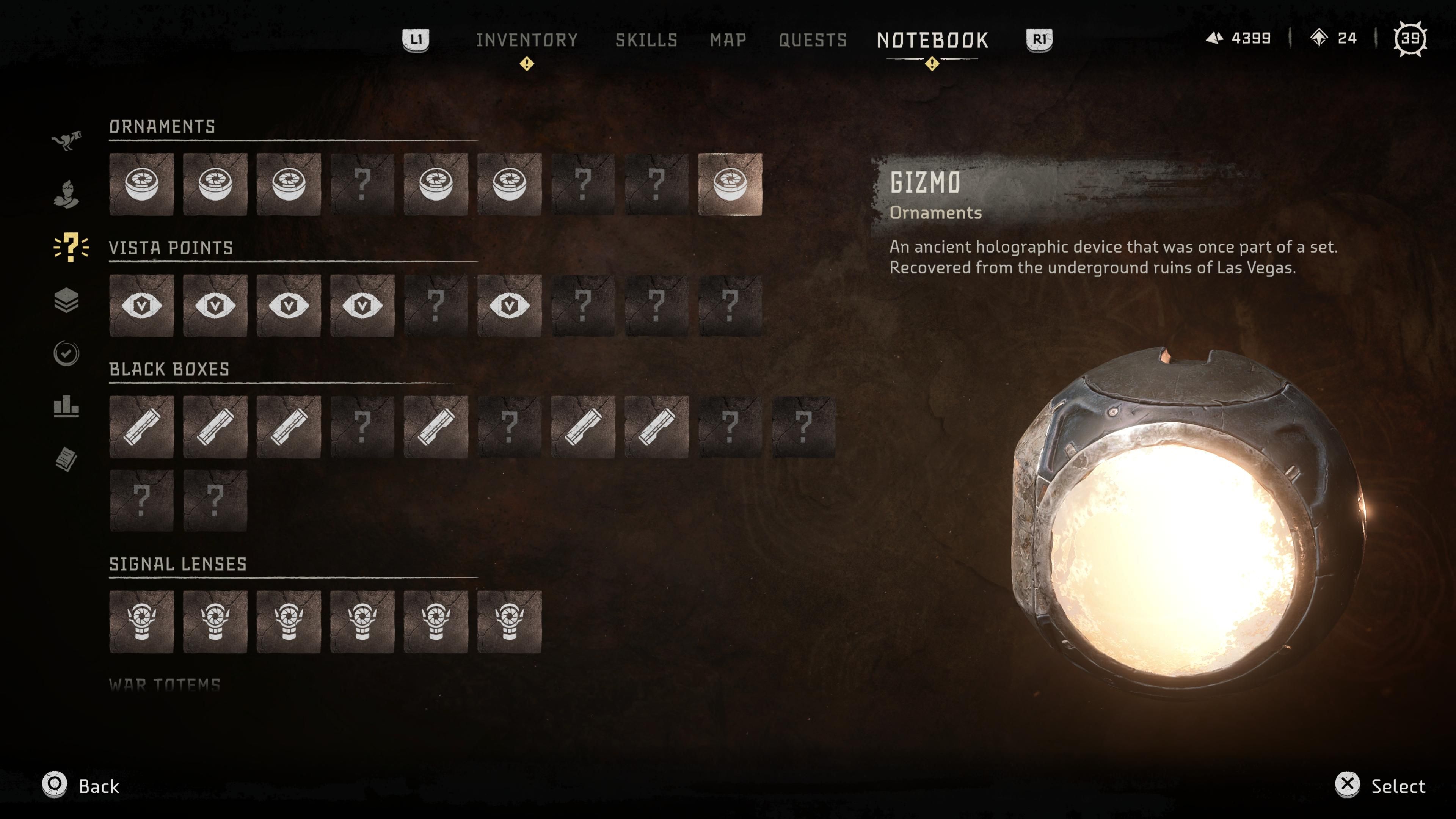 HFW Ornament Gizmo Menu