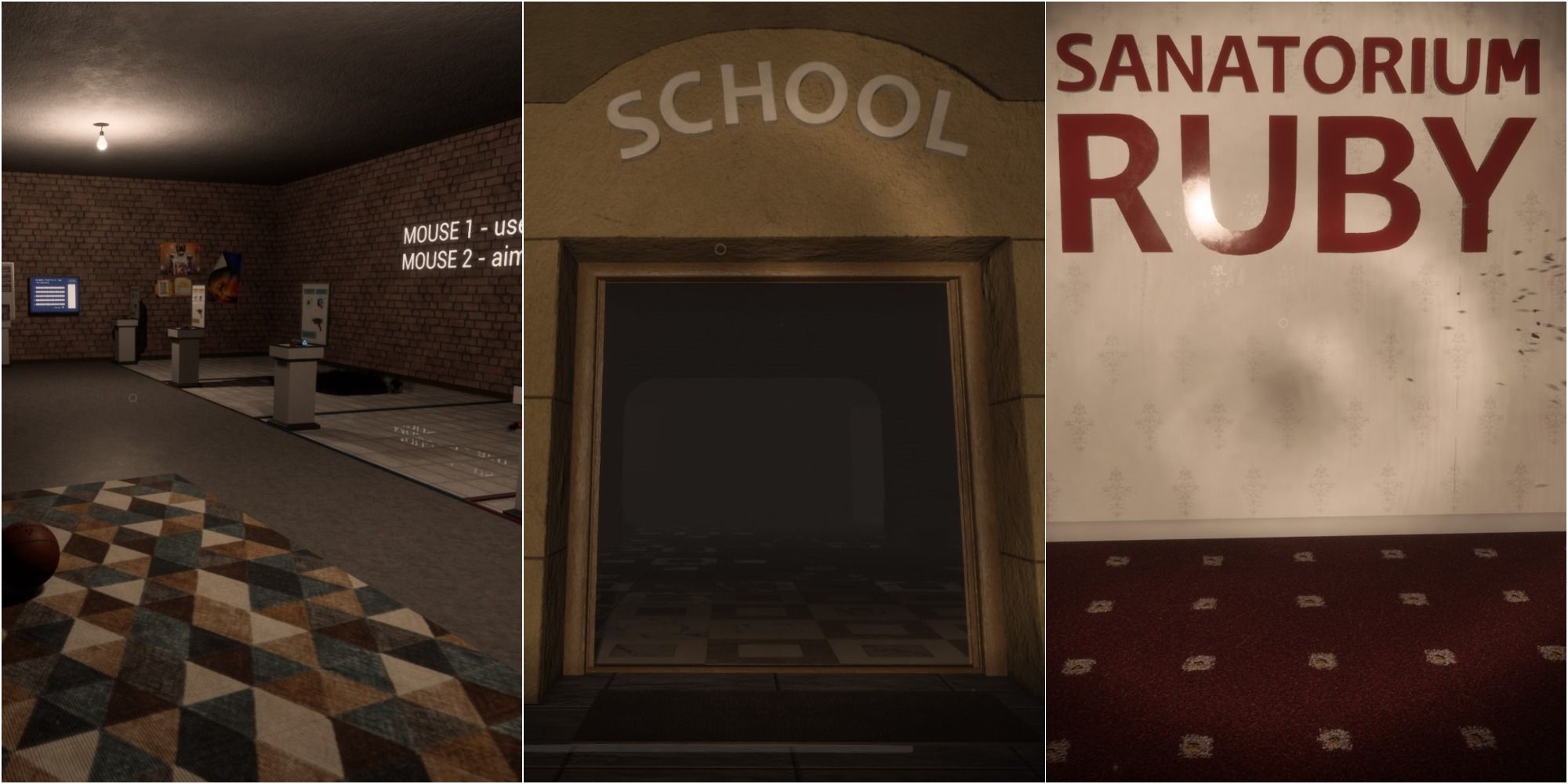 Hellcoming Tutorial, School, and Sanatorium Locations