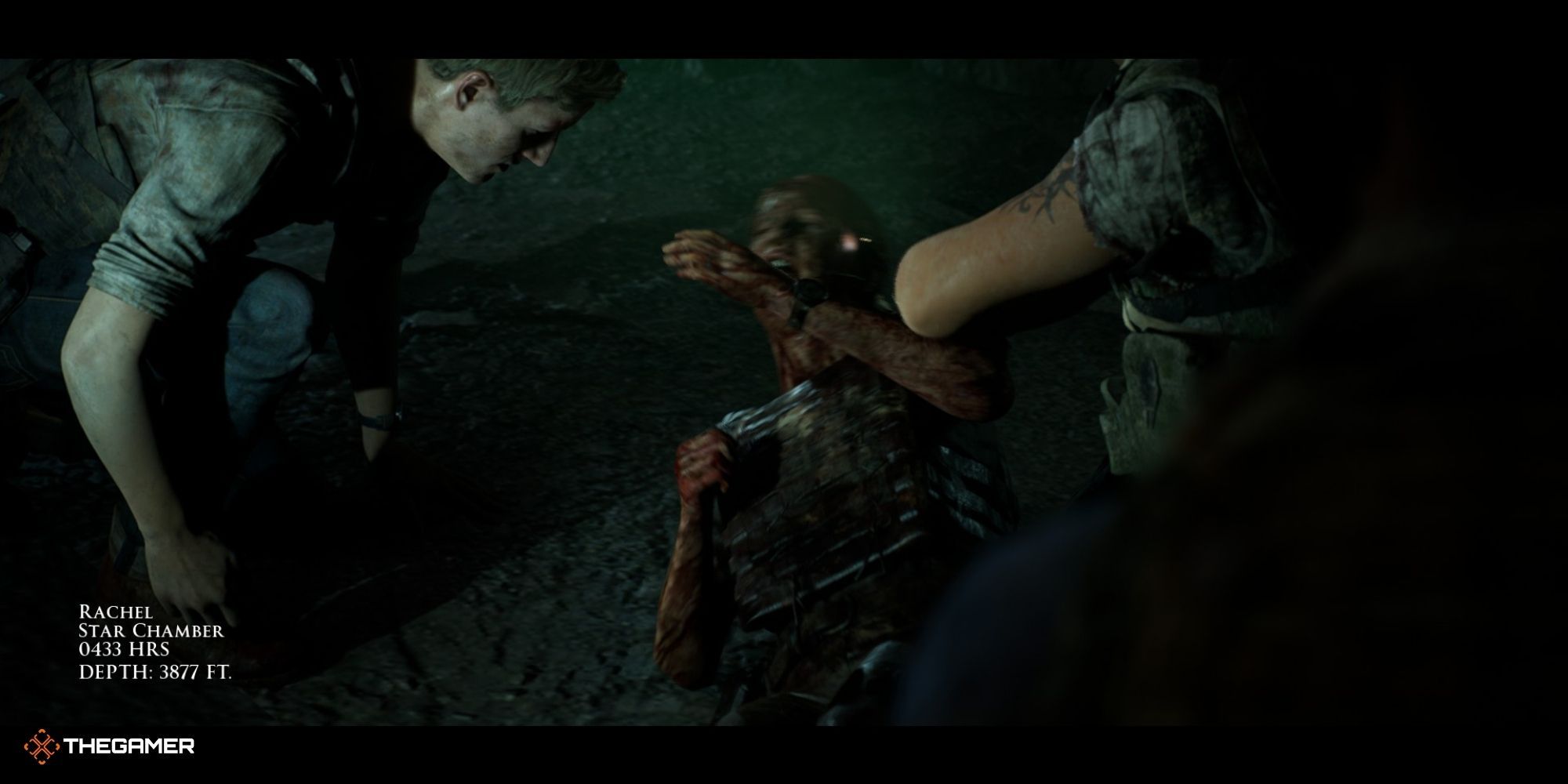 House of Ashes - Rachel having spasms