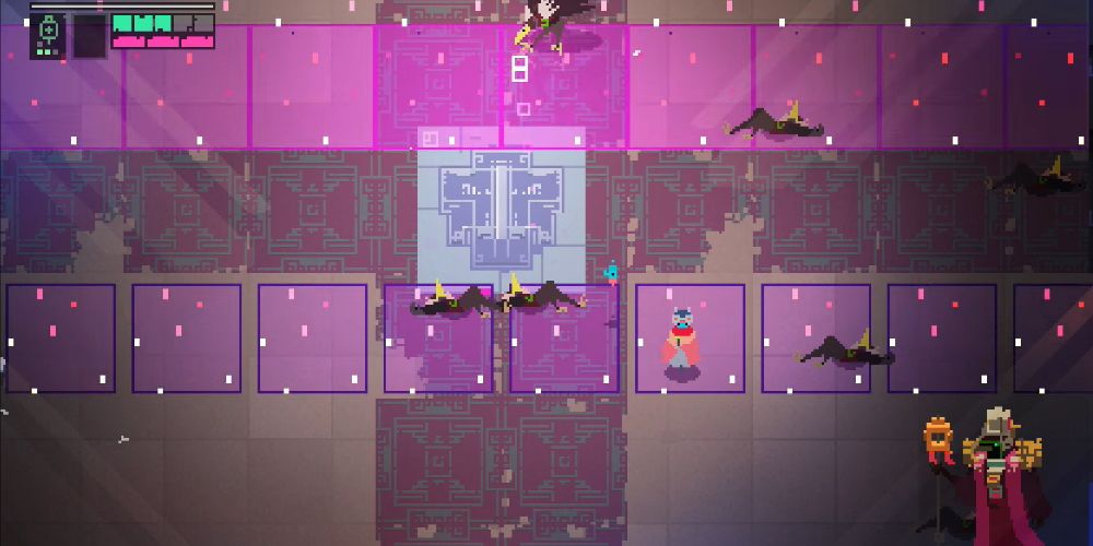 Hyper Light Drifter, Hierophant's Horizontal Line Attack
