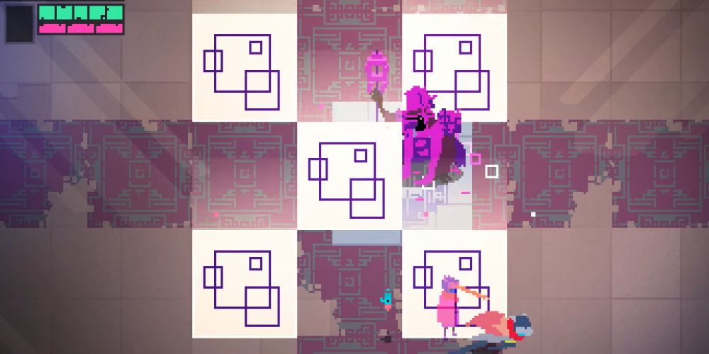 Hyper Light Drifter, X Attack Pattern