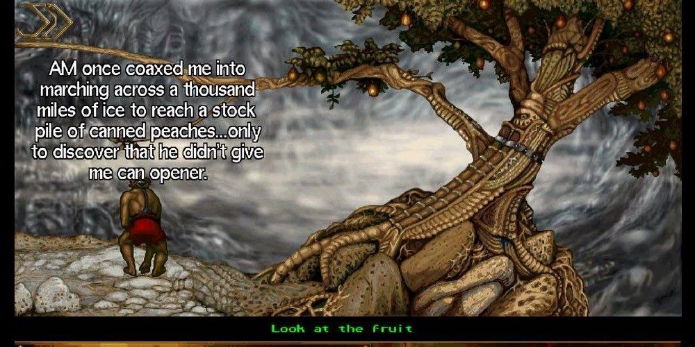I Have No Mouth And I Must Scream horror point and click game Benny and AM dialogue 