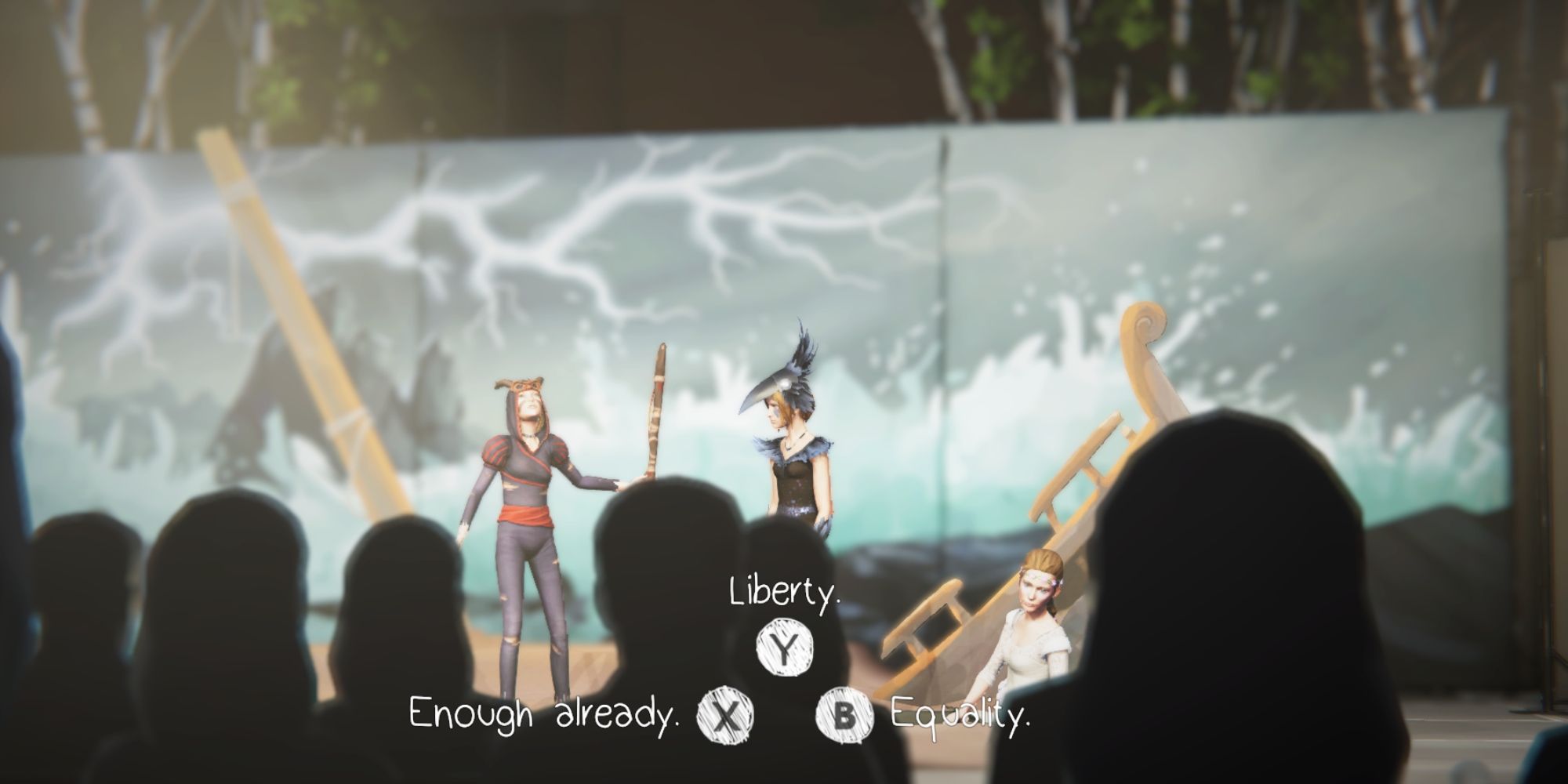 Life is Strange Before the Storm Screenshot Of Chloe's Fifth Line In The Tempest