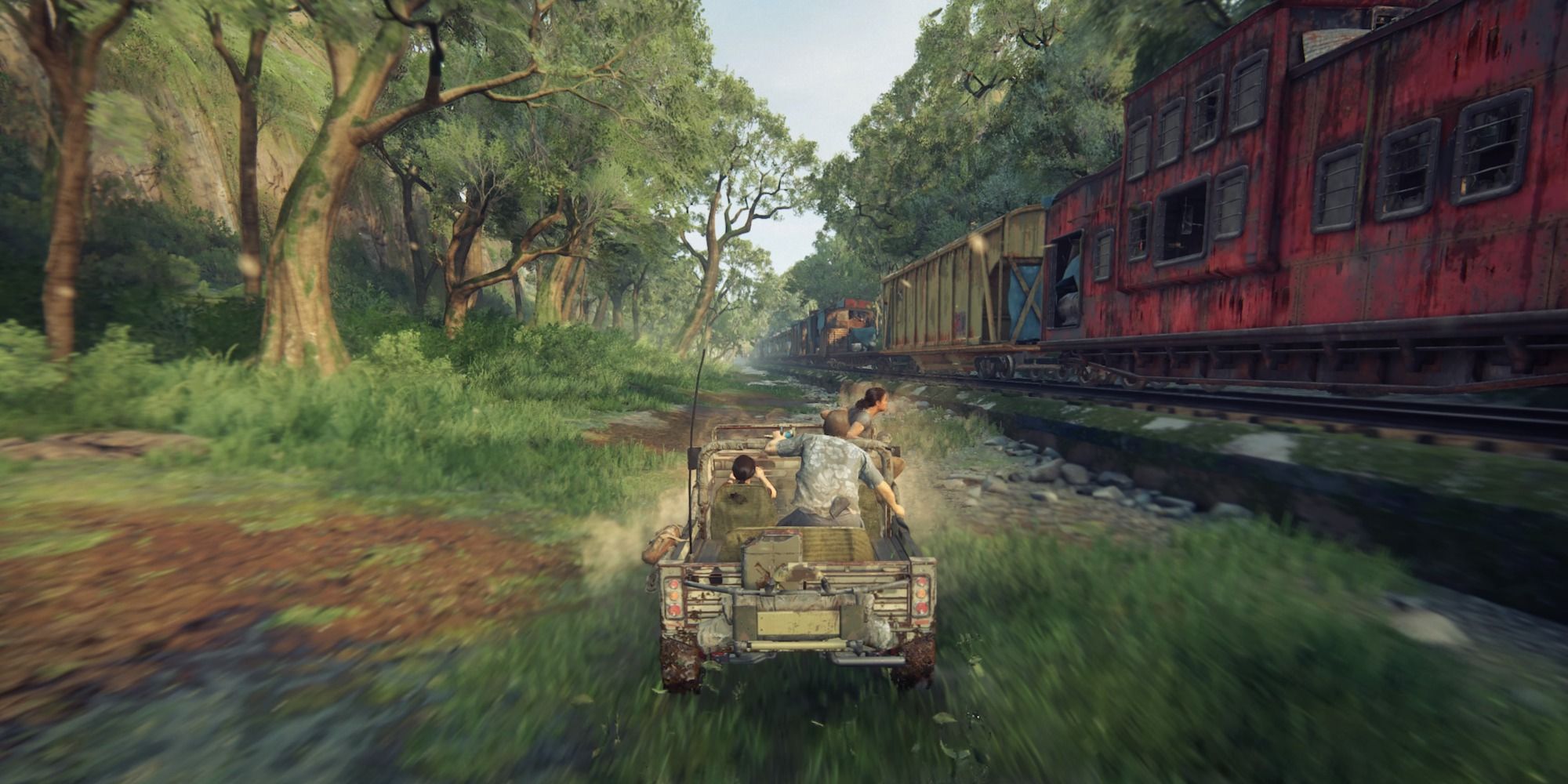 Lost legacy car cahse train