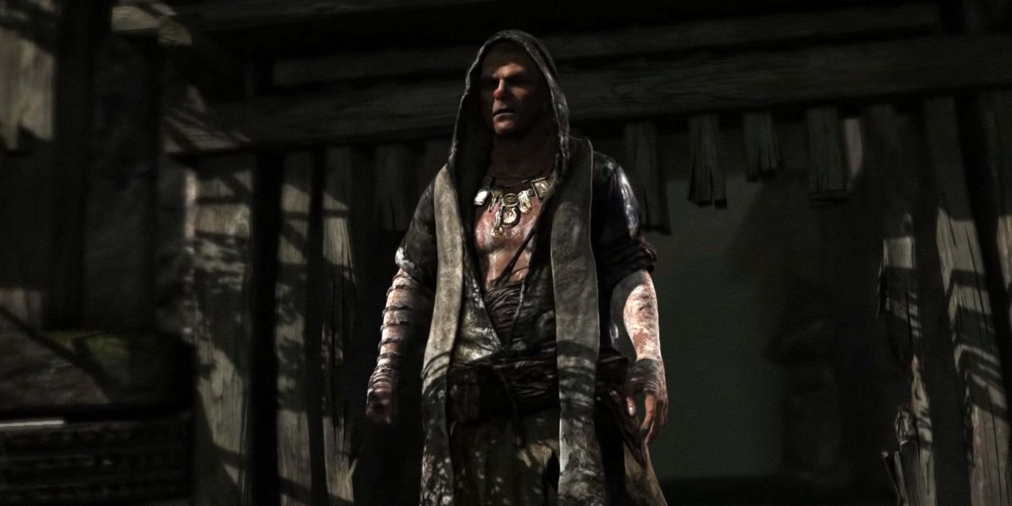 Tomb Raider 2013 villain Mathias cutscene.