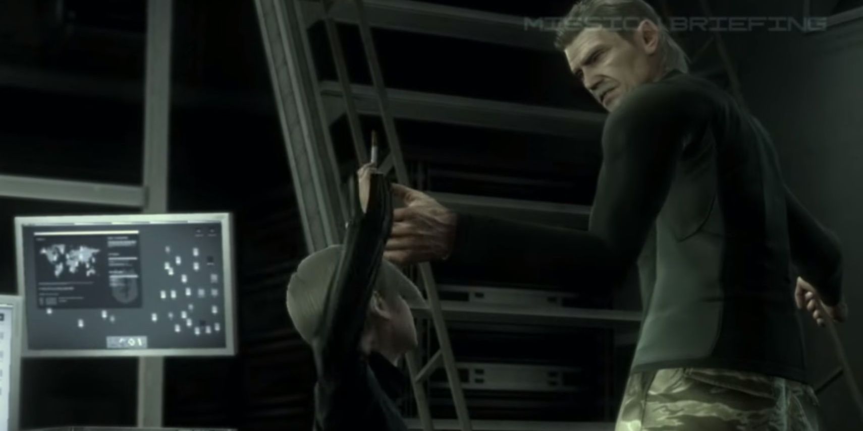Metal Gear Solid 4 Old Snake and Sunny