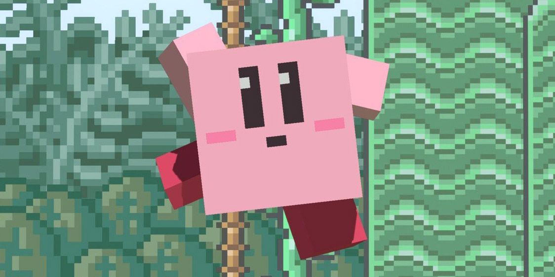 Super Smash Bros. Ultimate screenshot Minecraft Steve Copy Ability Kirby
