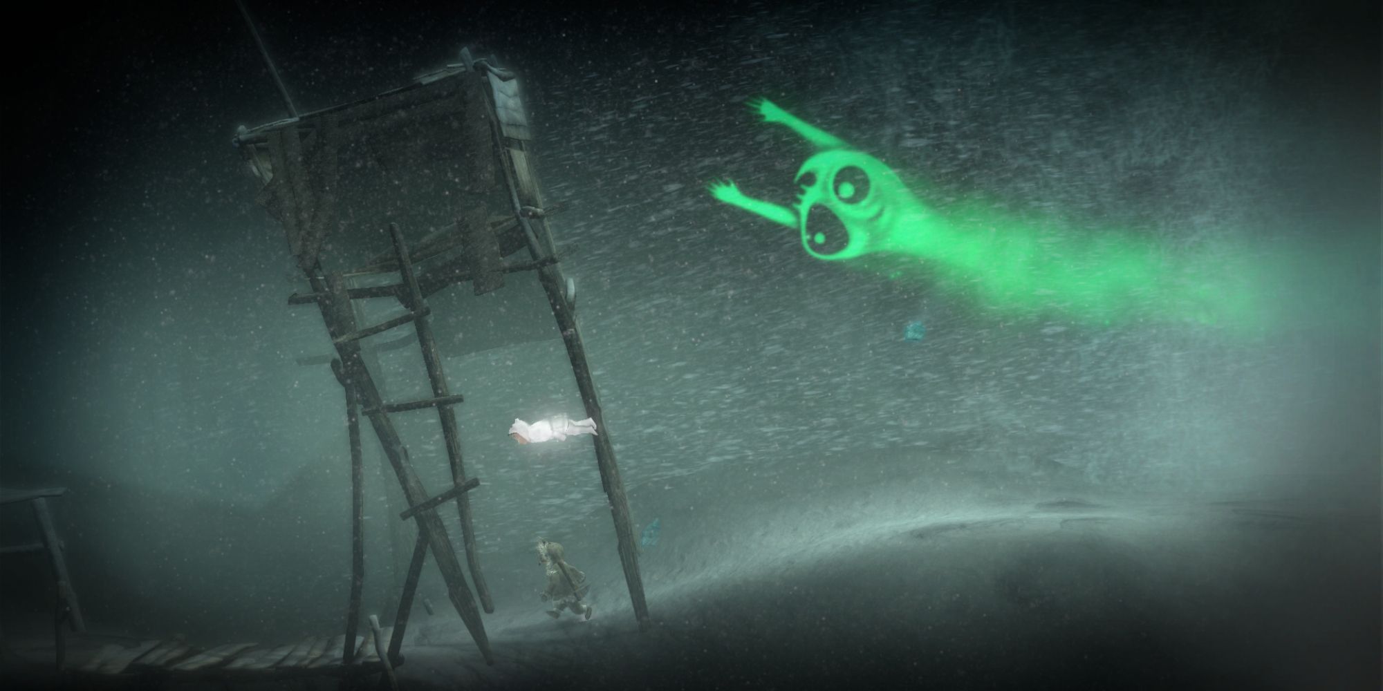 Never Alone Screenshot Of Coastal Chase Green Spirit