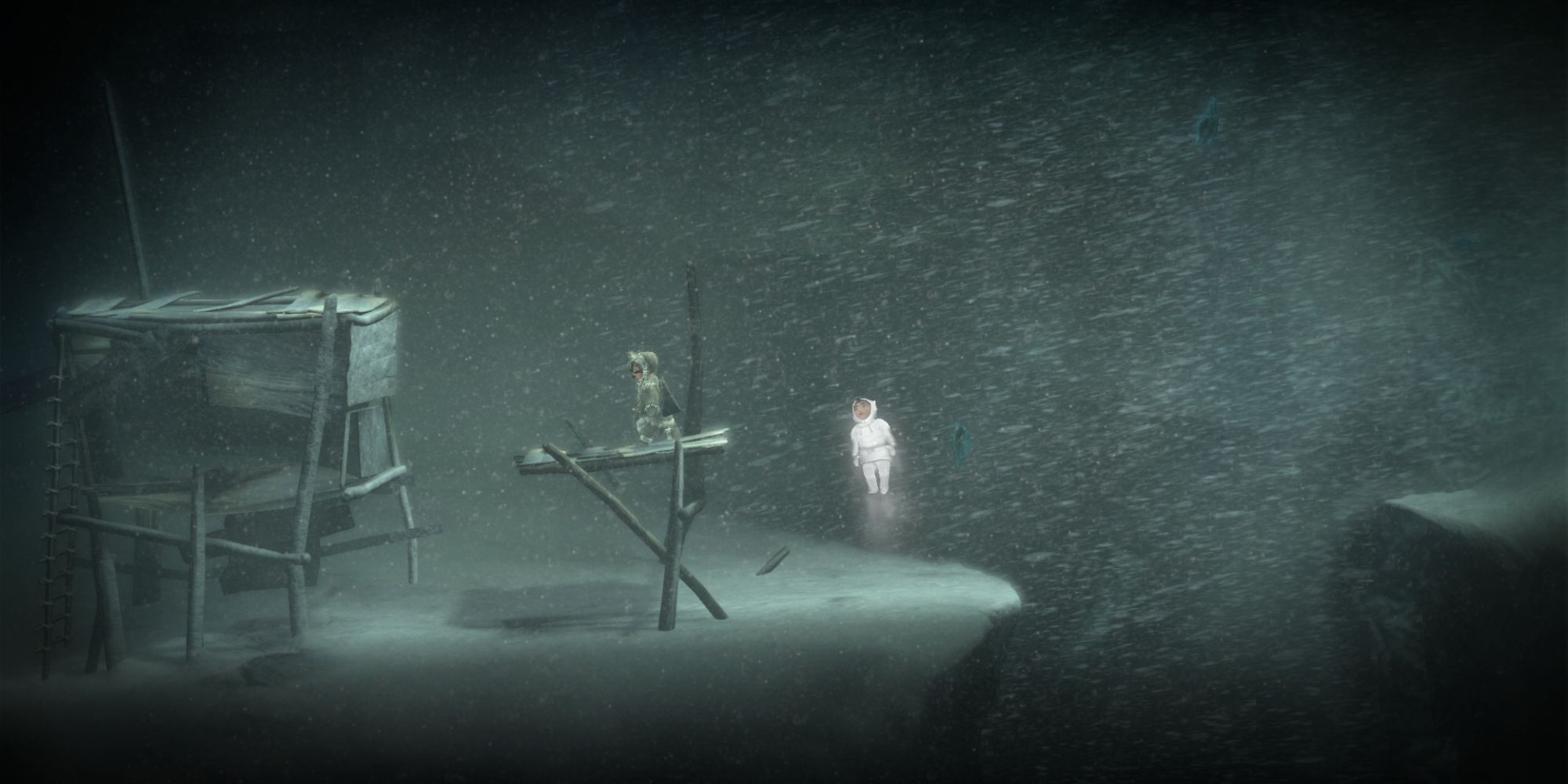 Never Alone Screenshot Of Coastal Chase Nuna Small Platform