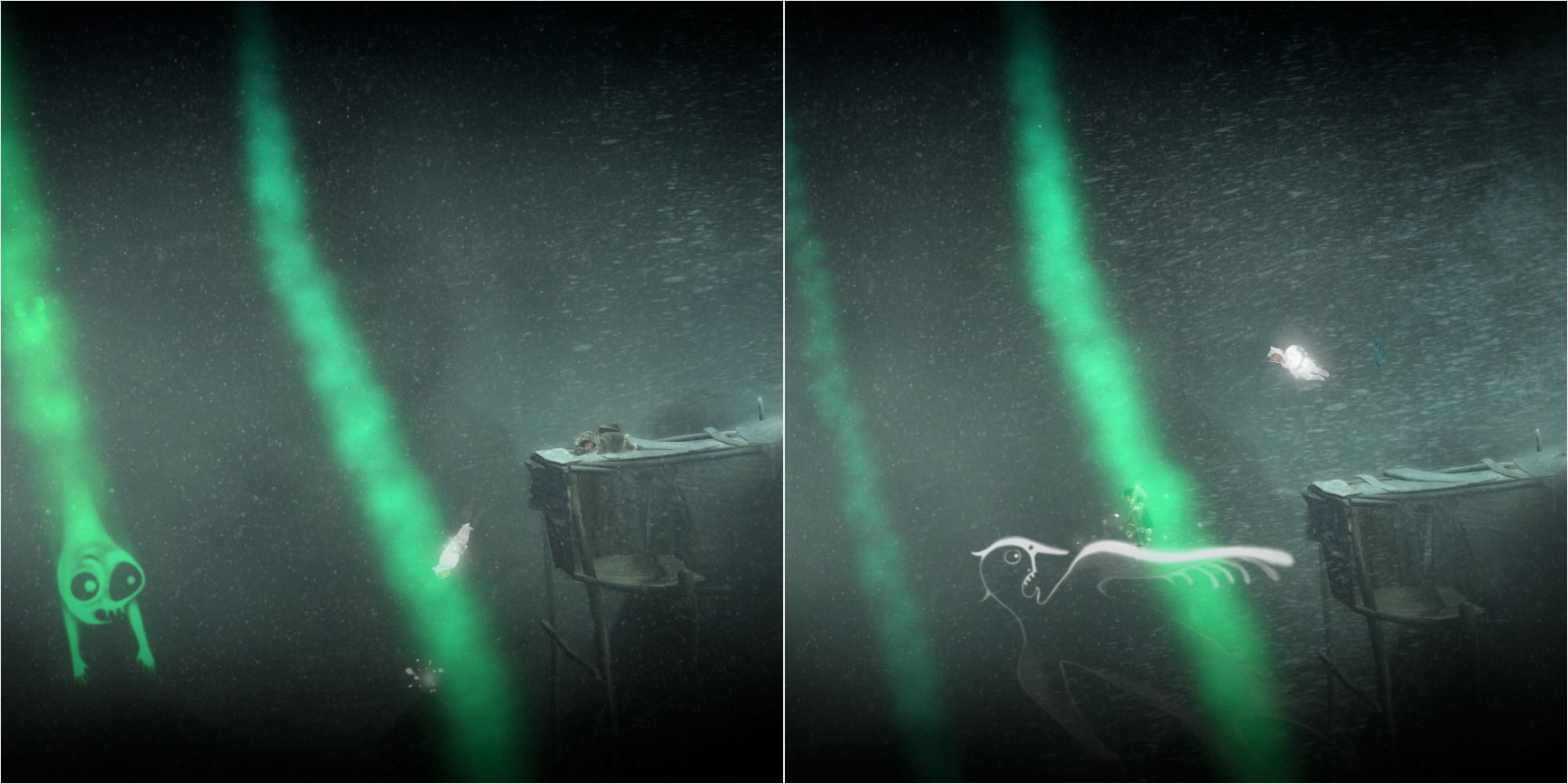 Never Alone Split Image Coastal Chase Sparkles And Spirit