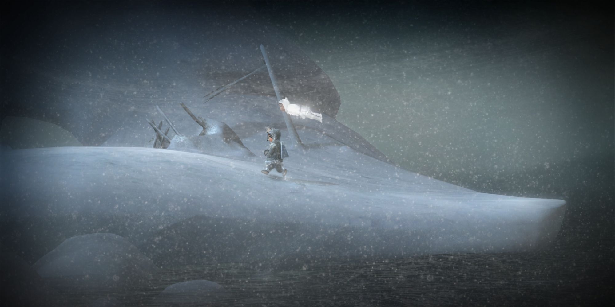 Never Alone Screenshot Of Ice Floes Chase Ending