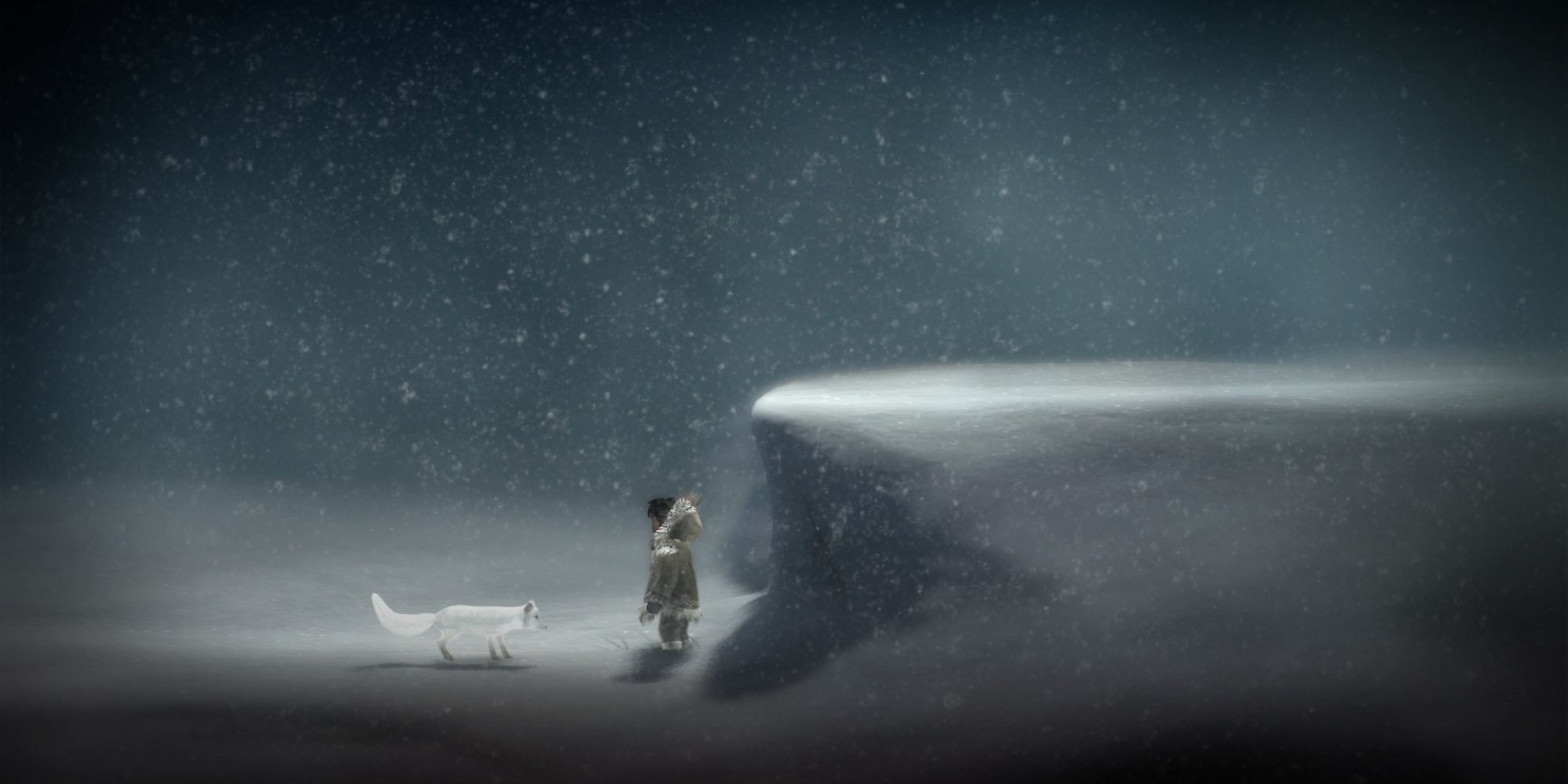Never Alone Screenshot Of Two Main Characters Together